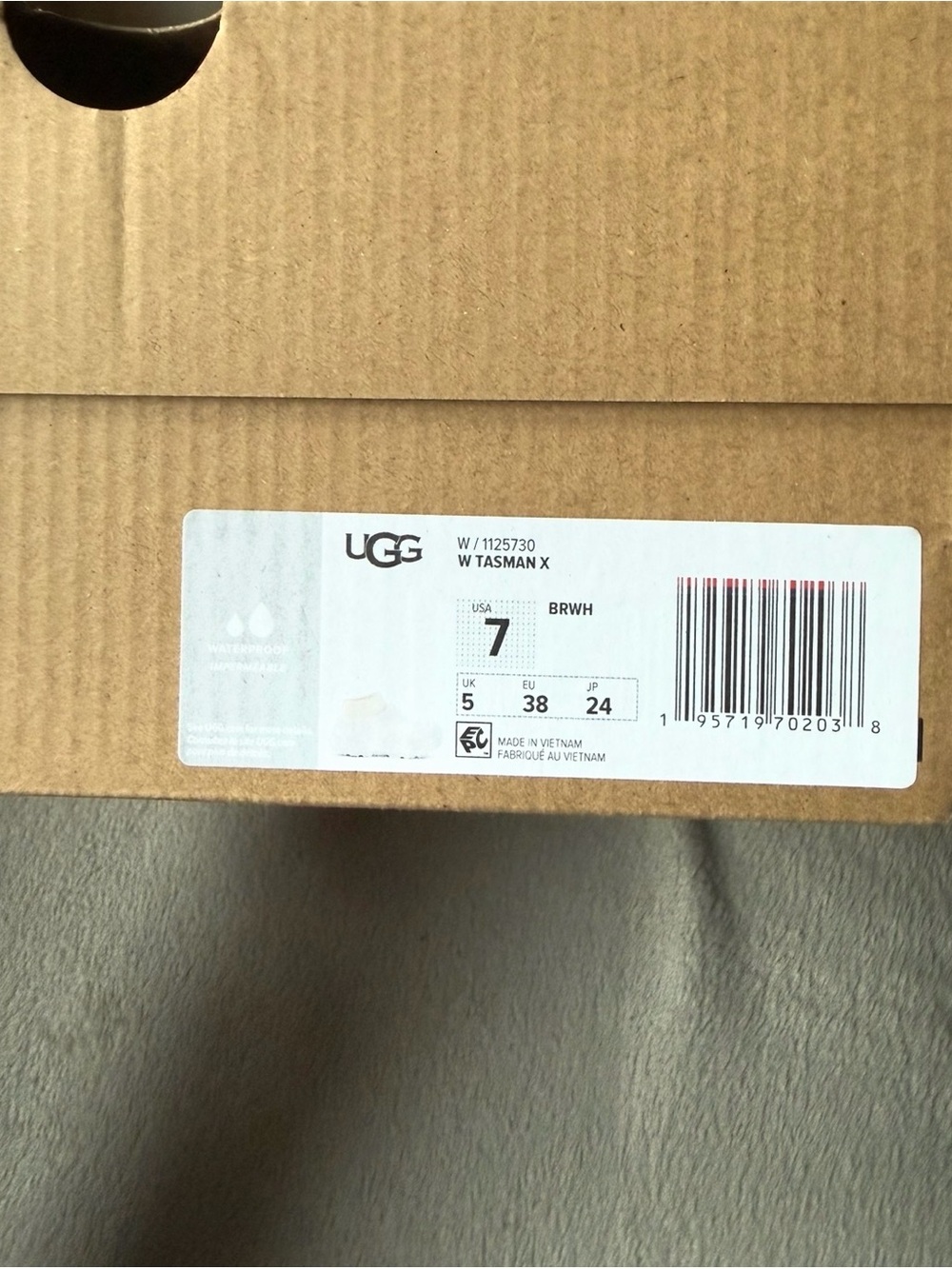 UGG Woman’s Tasman X Clogs Water Proof Shoes size 7 - Picture 2 of 3